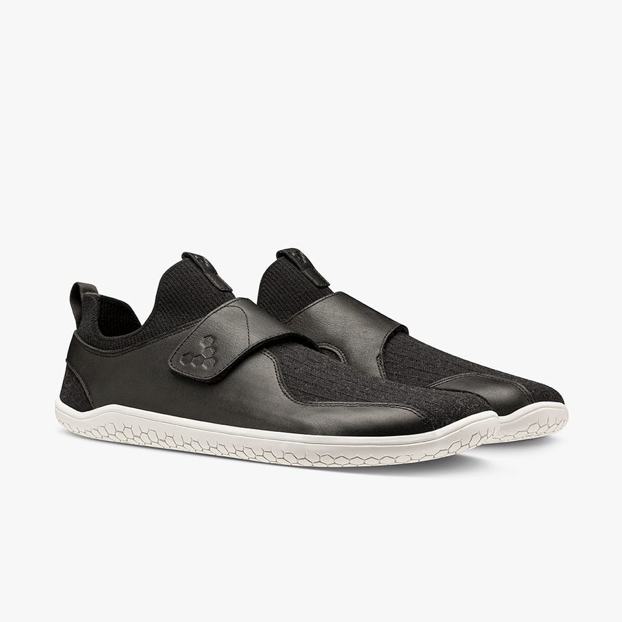 Vivobarefoot Primus Knit EZ Trailsko Børn Sort | Danmark 0229XYUF